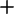 Add (plus sign)
