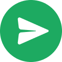Send (paper airplane within circle)